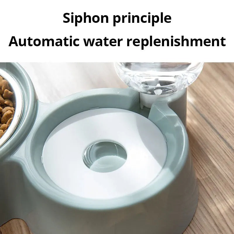 Automatic food & water fountain (gravity)
