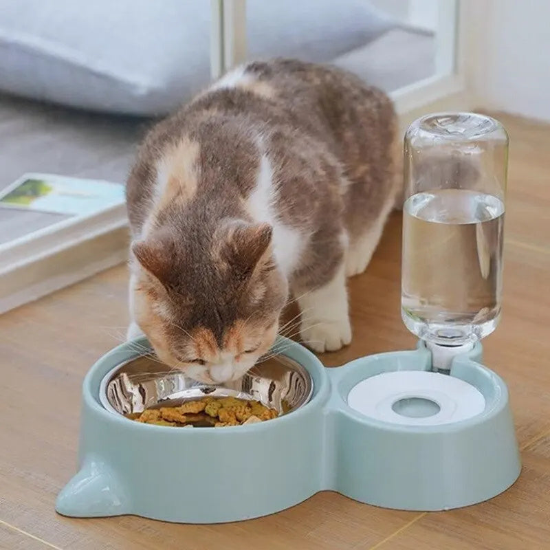 Automatic food & water fountain (gravity)