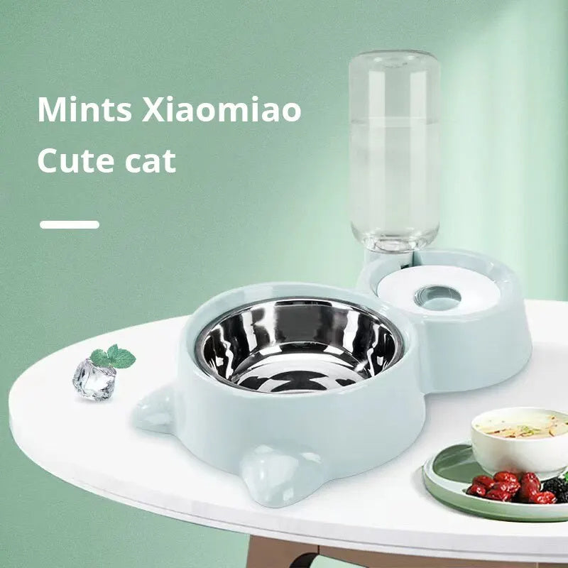 Automatic food & water fountain (gravity)