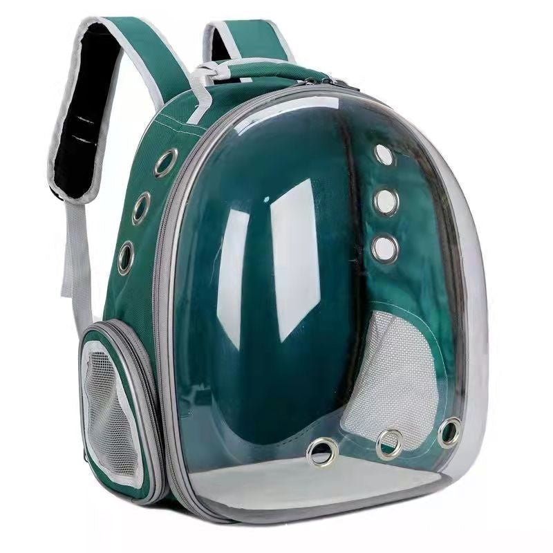 Transparent pet backpack (breathable)