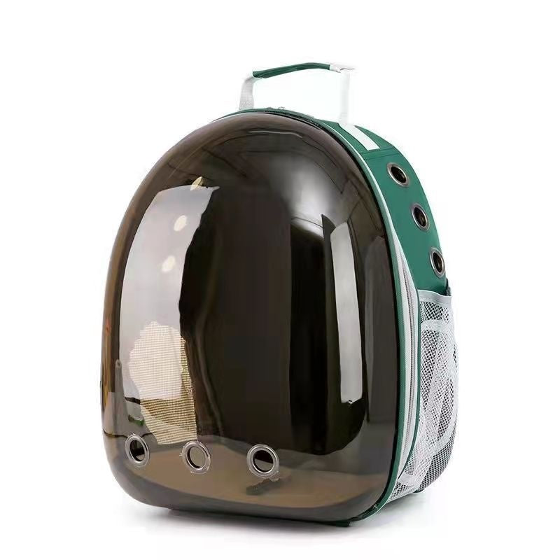 Transparent pet backpack (breathable)