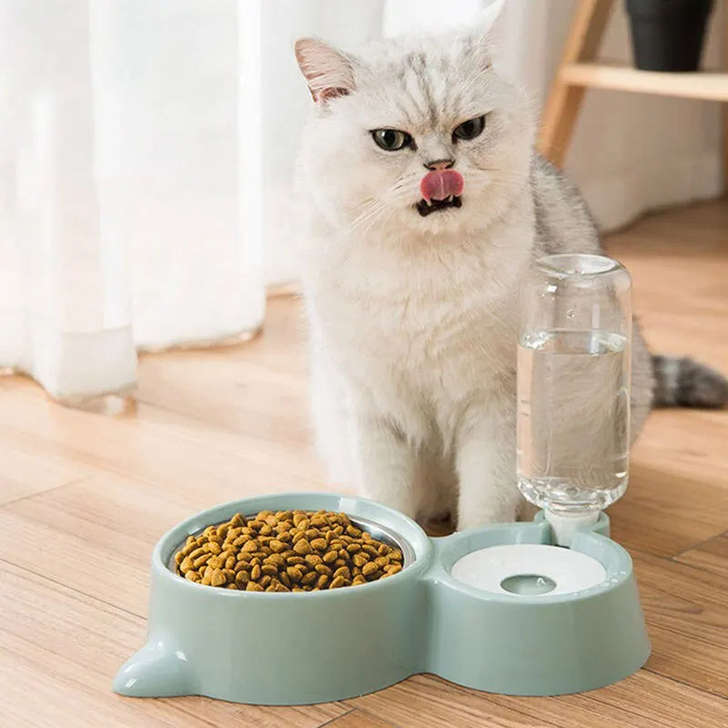 Automatic food & water fountain (gravity)