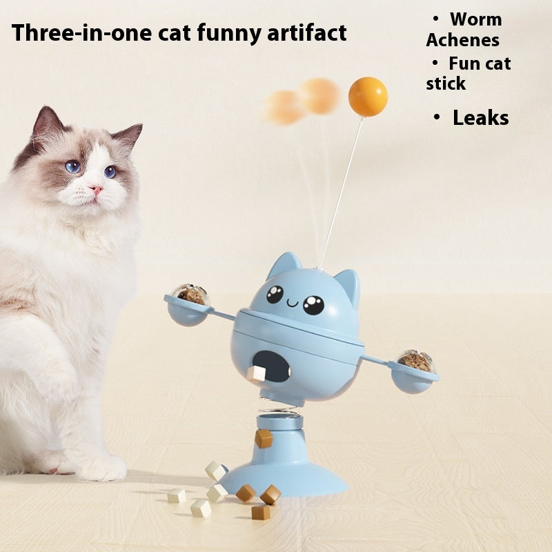 Suction cup cat toy (rotatable)