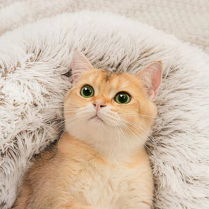 Plush cat bed (warm)