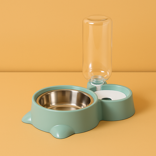 Automatic food & water fountain (gravity)
