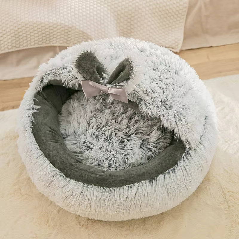 Plush cat bed (warm)