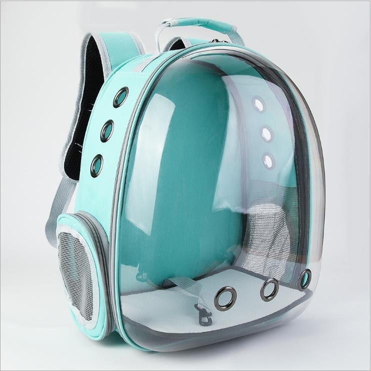 Transparent pet backpack (breathable)