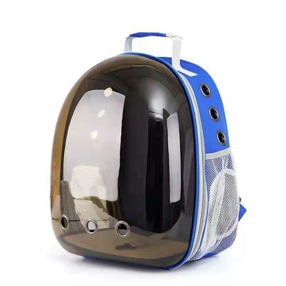 Transparent pet backpack (breathable)