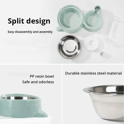 Automatic food & water fountain (gravity)