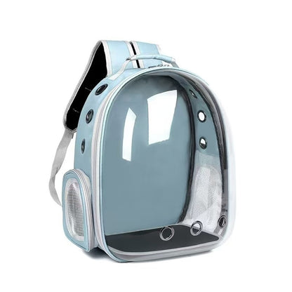 Transparent pet backpack (breathable)